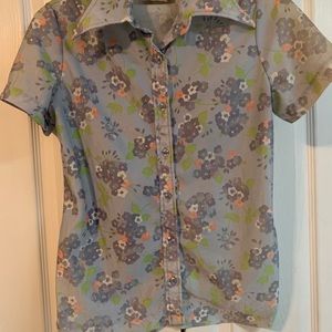 Ladies floral vintage Hawaiian shirt